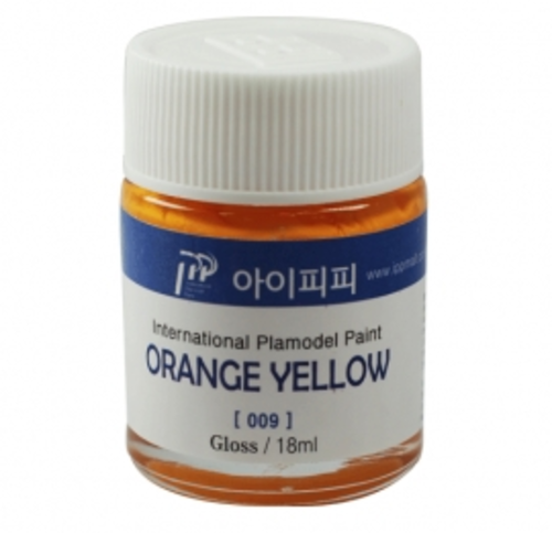 아이피피IPP 락카 도료 IPP-009 오렌지 옐로우 유광 18ml