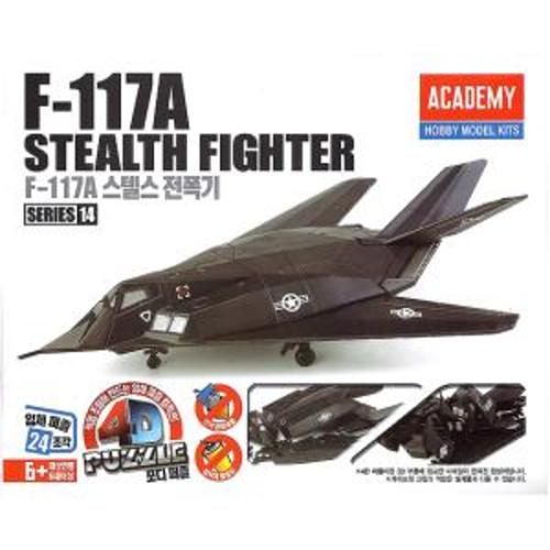 (ACAS80190) 아카데미 4D퍼즐 14 F-117A 스텔스 전폭기