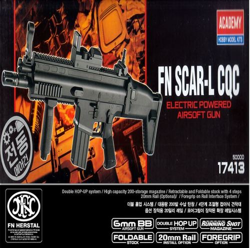 (ACA17413) 아카데미 FN SCAR-L CQC 전동건 BLACK