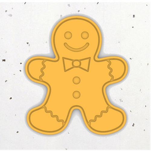 크리스마스 쿠키 신사 - 3D쿠키커터 모양틀 쿠키틀 스탬프 쿠키만들기 떡케이크