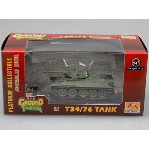 (TRU36265) 이지모델 1/72 T-34/76 러시아 탱크 1942 (완성품)