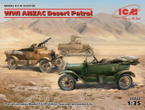 (ICMDS3510) 1/35 WWI ANZAC Desert Patrol Model T LCP Utility Touring