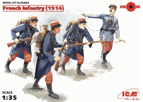 (ICM35682) 1/35 French Infantry (1914)