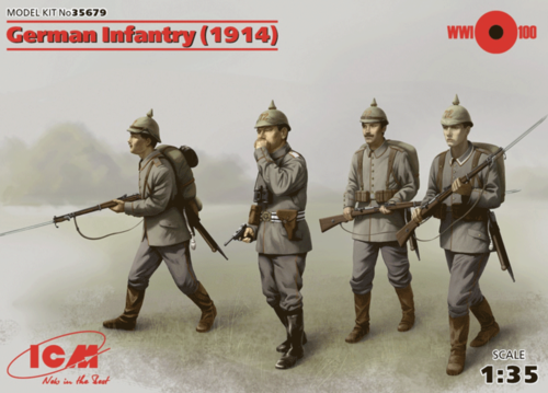 (ICM35679) 1/35 German Infantry (1914)