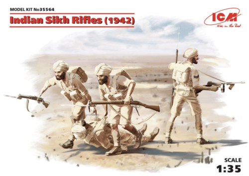 (ICM35564) 1/35 Indian Sikh Rifles 1942