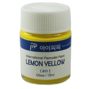 아이피피IPP 락카 도료 IPP-011 레몬 옐로우 유광 18ml