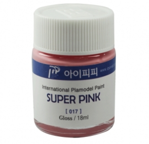 아이피피IPP 락카 도료 IPP-017 슈퍼 핑크 유광 18ml
