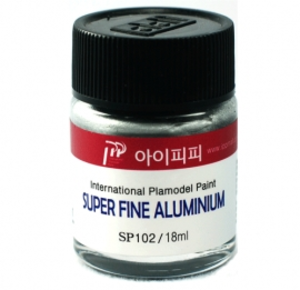 아이피피IPP 특색 락카 도료 SP102 슈퍼 파인 알루미늄 18ml