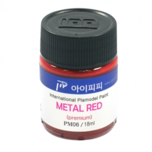 아이피피IPP 프리미엄 락카 도료 PM06 메탈 레드 18ml