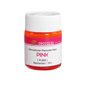 아이피피IPP 락카 도료 FL503 형광 핑크 반광 18ml