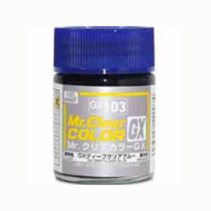 군제 락카 도료 GX103 딥클리어 블루 18ml