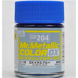 군제 락카 도료 GX204 메탈 블루 18ml