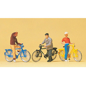 (FSP10515) 프레이저 1/87 자전거 탄 사람들