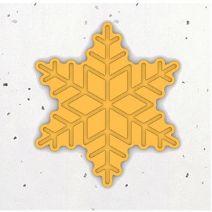 크리스마스 눈 - 3D쿠키커터 모양틀 쿠키틀 스탬프 쿠키만들기 떡케이크
