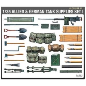 (ACA13260) 아카데미 1/35 연합군 독일군 전차보급품세트 I