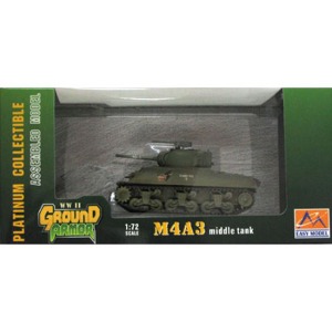 (TRU36256) 이지모델 1/72 M4A3 Middle Tank-US Army (완성품)