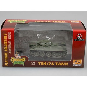 (TRU36265) 이지모델 1/72 T-34/76 러시아 탱크 1942 (완성품)