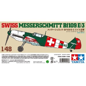(25200) 타미야 1/48 스위스 메서슈미츠 Bf 109E-3 한정판