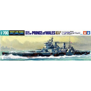 (31615) 타미야 1/700 영국해군 전함 프린스 오브 웨일즈 말레이 해전