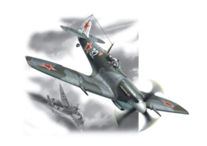 (ICM48066) 1/48 Spitfire LF.IXE WWII Soviet Air Force Fighter