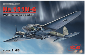 (ICM48262) 1/48 He 111H-6 WWII German Bomber