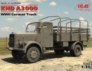 (ICM35454) 1/35 KHD A3000 WWII German Truck