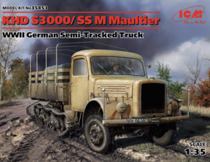 (ICM35453) 1/35 KHD S3000/SS M Maultier WWII German Semi-Tracked Truck
