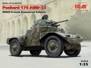 (ICM35373) 1/35 Panhard 178 AMD-35 WWII French Armoured Vehicle