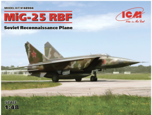 (ICM48904) 1/48 MiG-25 RBF Soviet Reconnaissance Plane