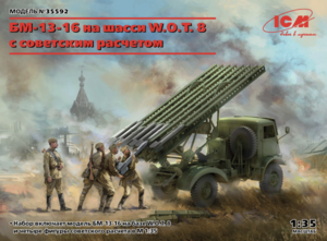 (ICM35592) 1/35 BM-13-16  on W.O.T. 8 chassis with Soviet Crew