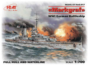 (ICMS017) 1/700 Markgraf WWI German Battleship