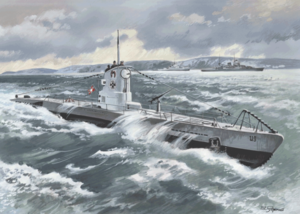 (ICMS009) 1/144 U-Boat Type IIB (1939) German Submarine