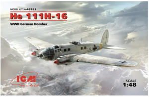 (ICM48263) 1/48 He 111H-16 WWII German Bomber