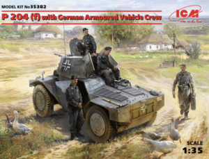 (ICM35382) 1/35 P 204 (f) with German Armoured Vehicle Crew