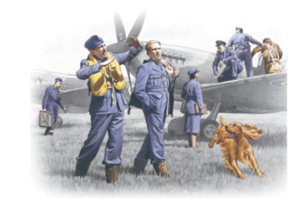 (ICM48081) 1/48 RAF Pilots and Ground Personnel (1939-1945)