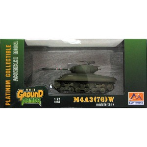 (TRU36262) 이지모델 1/72 M4A3 Middle Tank-4th Tank Bat