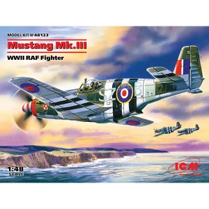 (ICM48123) 1/48 Mustang Mk.III WWII RAF Fighter
