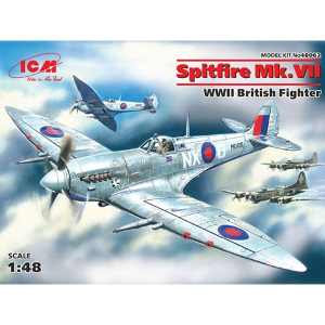 (ICM48062) 1/48 Spitfire Mk.VII WWII British Fighter
