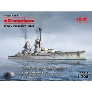 (ICMS016) 1/700 Kronprinz WWI German Battleship