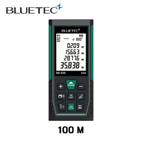 블루텍 레이저 거리측정기 레이저빔 100M 거리 면적 부피 BD-G100