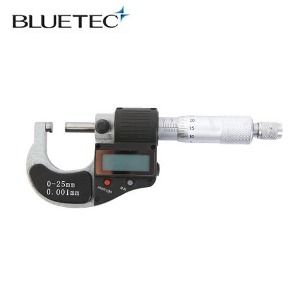블루텍 디지털 마이크로미터 외경 0-25mm BD293-025