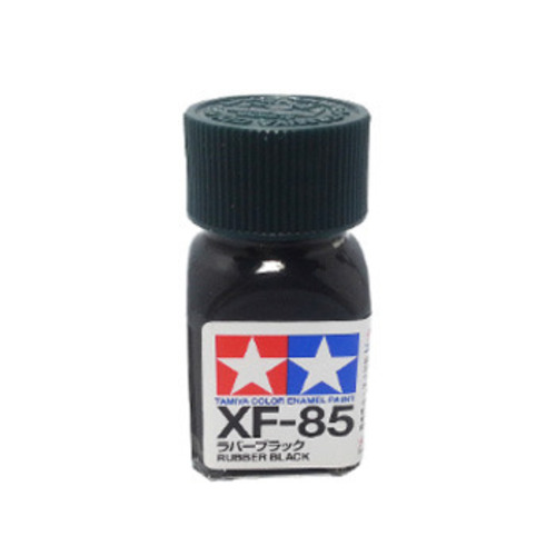(80385) 타미야 에나멜 도료 XF-85 러버 블랙 무광 10ml