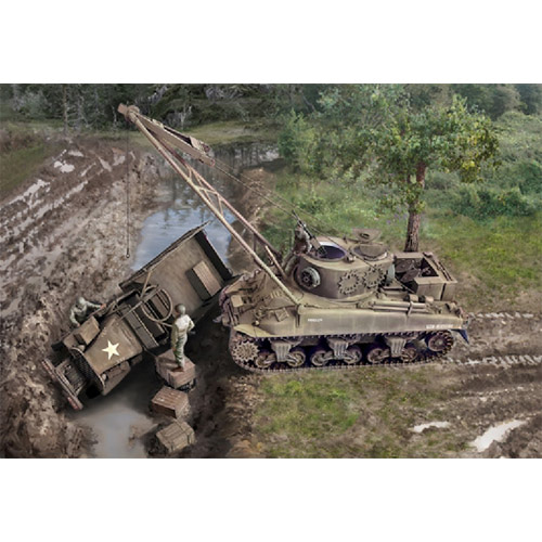 (IT6547S) 이탈레리 1/35 M32B1 Armoured Recovery Vehicle 구난 전차