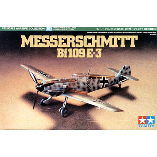 (60750) 타미야 1/72 메서슈미트 Bf109 E-3