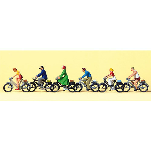 (FSP10091) 프레이저 1/87 자전거 탄 사람들