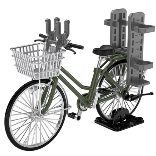 토미텍 리틀아모리 (LM007) 통학 자전거 지정방어교용 올리브드랍