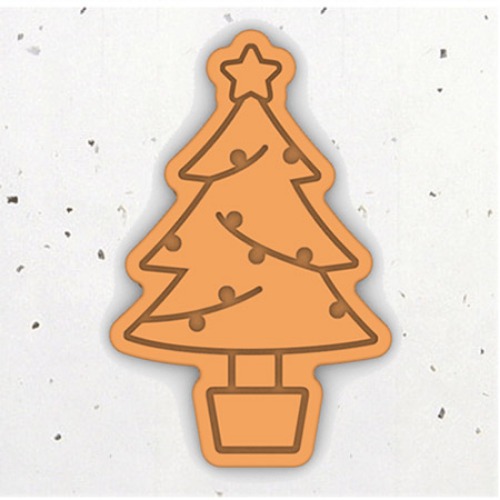 크리스마스 트리3 - 3D쿠키커터 모양틀 쿠키틀 스탬프 쿠키만들기 떡케이크