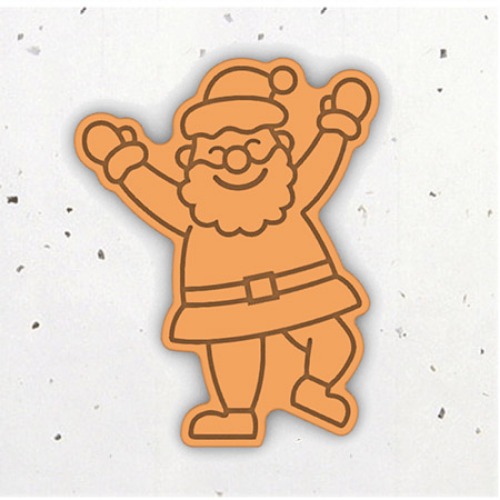 크리스마스 산타클로스7 - 3D쿠키커터 모양틀 쿠키틀 스탬프 쿠키만들기 떡케이크