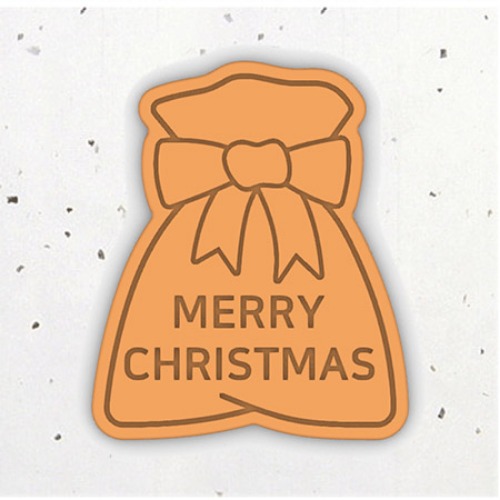 크리스마스 선물주머니 - 3D쿠키커터 모양틀 쿠키틀 스탬프 쿠키만들기 떡케이크