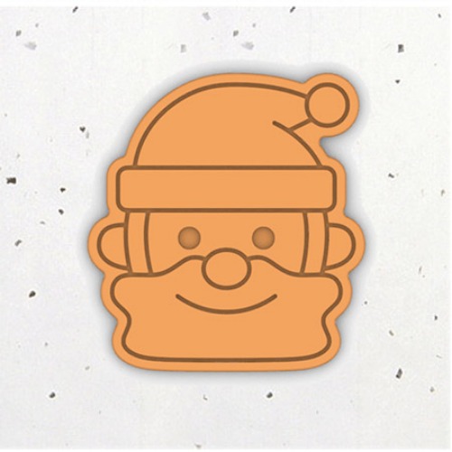 크리스마스 산타클로스9 - 3D쿠키커터 모양틀 쿠키틀 스탬프 쿠키만들기 떡케이크